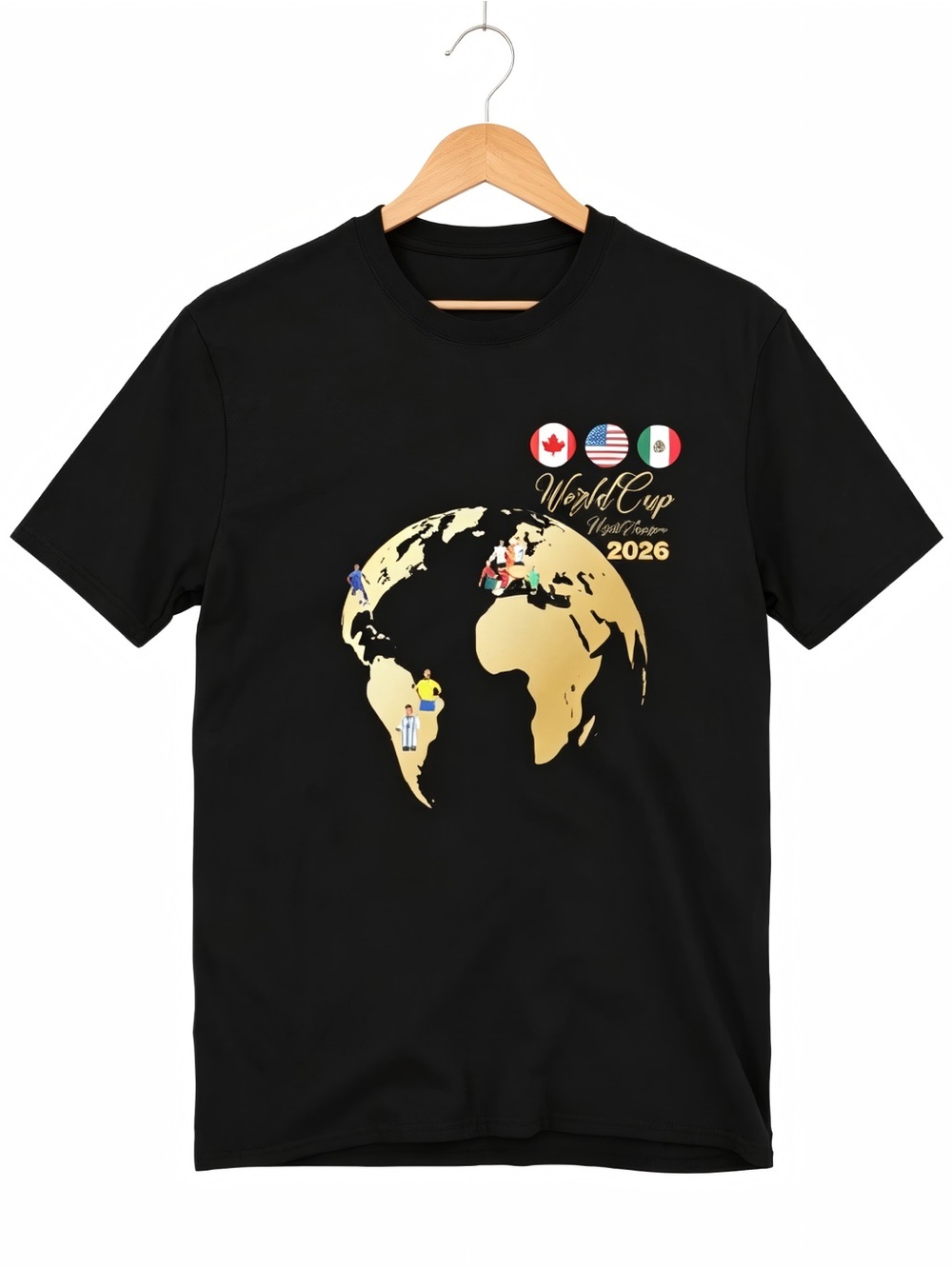 World Cup 2026 soccer Womens Mens T-shirt Unisex World Cup North America 26